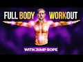 Full body jump rope workout