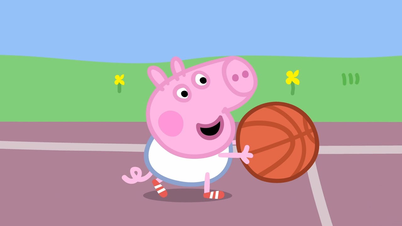 Peppa Pig Learns How To Play Basketball! | Kids TV And Stories