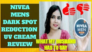 NIVEA MENS DARK SPOT REDUCTION UV PROTECTION CREME #men #cream #sunscreen #nivea #niveamen