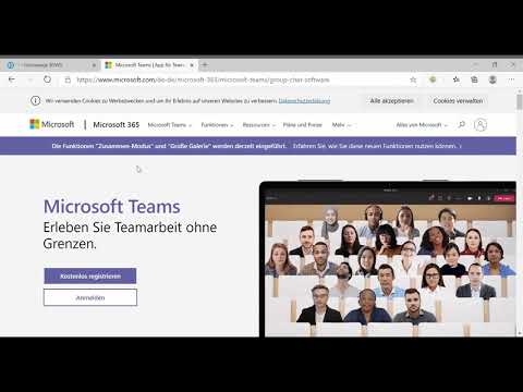 Teil 1: Anmeldung bei Microsoft Teams