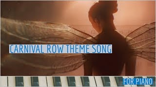 Video thumbnail of "Carnival Row Soundtrack - Theme Song for Piano"