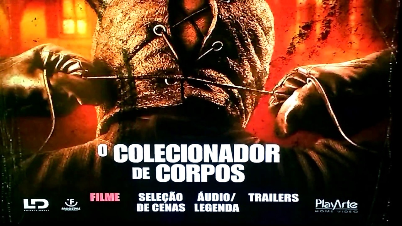 O Colecionador de Corpos Menu DVD YouTube