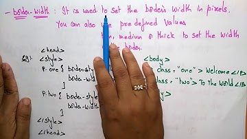 CSS Border Properties | CSS tutorials | Cascading Style Sheets  | Lec-03 |  Bhanu Priya