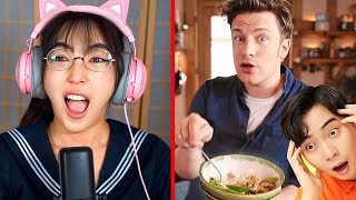 Japanese Lady Reacts To Uncle Roger Hate Jamie Oliver Thai Green Curry