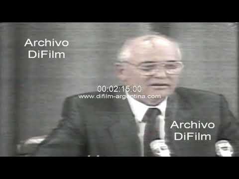 Mijail Gorbachov sobre situacion del Partido Comunista en la URSS 1991