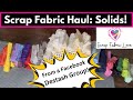 Scrap Fabric Haul - Solids!