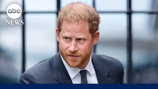 Prince Harry takes the stand in his lawsuit against British tabloids