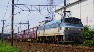 JR貨物 ダイヤ改正後離合場面が見られる5091列車と5052列車 2016/07/10