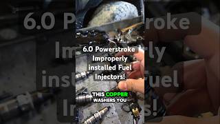 6.0 Powerstroke Hydro Locked  Improperly installed Fuel Injectors.  Www.stpdiesel.com  832.925.8508