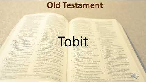 Old Testament: Tobit (A Summary)