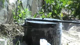 Is this Septic sewer burning? I hope this is not a fire hazad?
