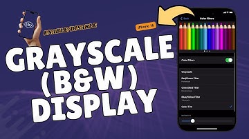 How to Enable/Disable Grayscale Display on iPhone 16