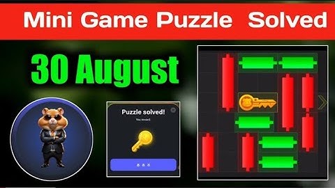 Key 42! | 30 August How to Solve Mini Game PUZZLE in Hamster Kombat (100% SOLVED!)