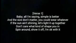 Dawin feat. R. City - Bikini Body Lyric