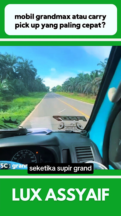 MOBIL GRANDMAX ATAU CARRY PICK UP SIAPA PALING CEPAT? #shorts
