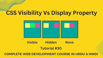 Visibility Property in CSS | Visibility Vs Display CSS | Web Development Tutorials #30
