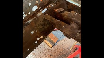 Mustang rear frame rail replacement