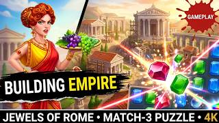 Jewels of Rome® – Building Empire | Match-3 Puzzle Gameplay screenshot 4