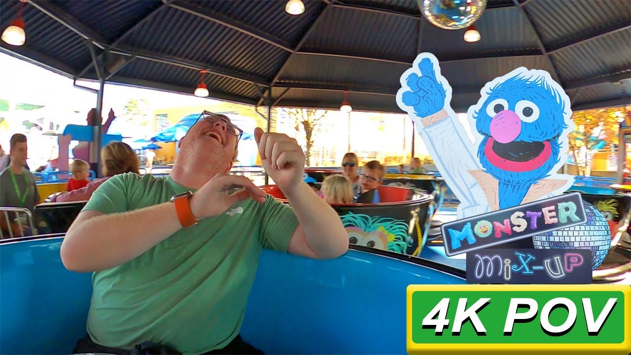 Monster Mix Up (4K POV)- Sesame Place, Langhorne, PA - YouTube