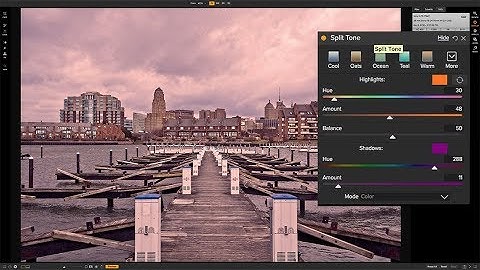 Mastering On1 Photo RAW 2018 - Episode 15: Split Tone Panel