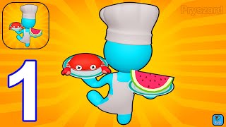 Idle Beach Inc: Cooking Tycoon - Gameplay Walkthrough Part 1 First Customers (iOS,Android) screenshot 5