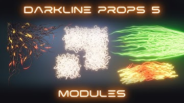 [UE] Darkline props 5: "Modules" for horror, si-cifi and many other genre #UE  @Fab  @UnrealEngine ​