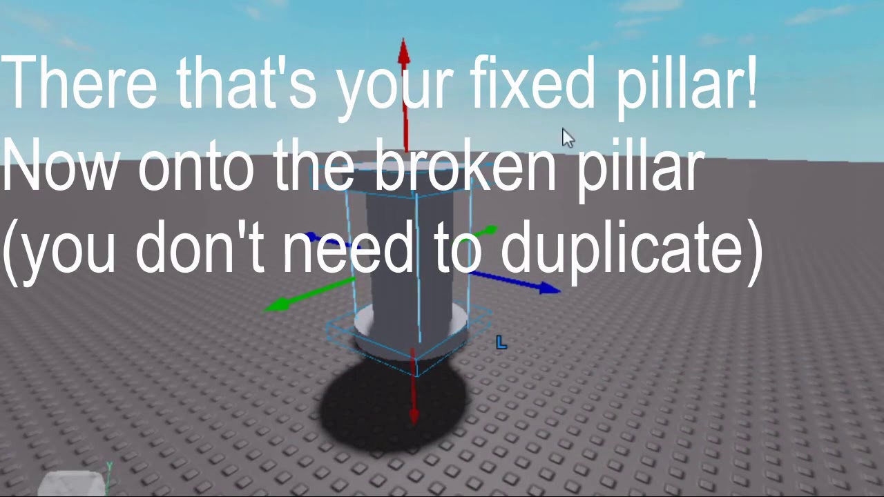 1 Making Broken Fixed Pillars Modelling Series With Jing Jj Games Youtube - jj cylinder roblox