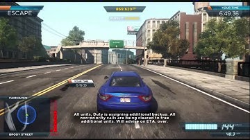 Need for Speed: Most Wanted (2012) Walkthrough - Part 37 - BUSTED!  [NFS001]