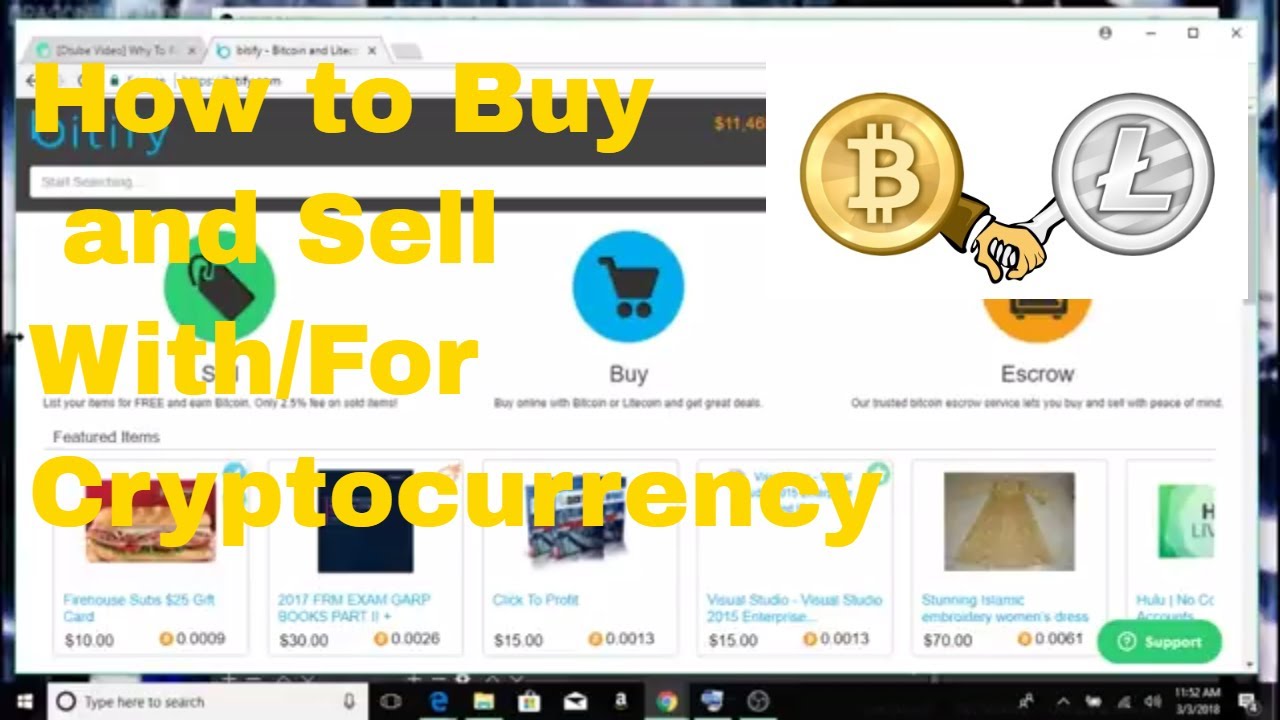 how to sell items for cryptocurrency