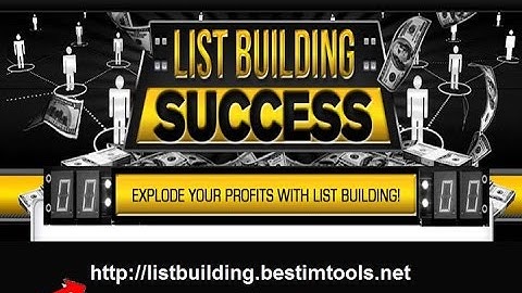 Best List Building Tool - FREE And Easy To Use Video Squeeze Page Creator