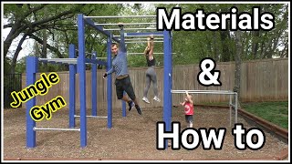 How to build your own calisthenics Gym - Materials and instructional walk-through of our jungle gym