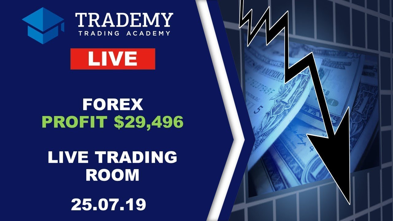 Trademy Live Trading Room 25 07 19 Profit Of 29 496 On Forex - 