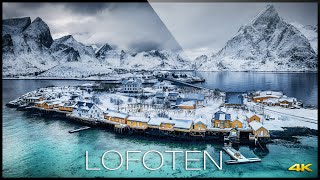 Winter in Lofoten, Norway, Magic Northern Lights - Aurora Time Lapse