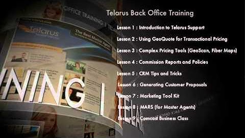 00 TELMOVE Telarus Agent Training - Intro (Main Page)
