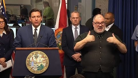 Gov. Ron DeSantis at Broward COVID-19 Testing site