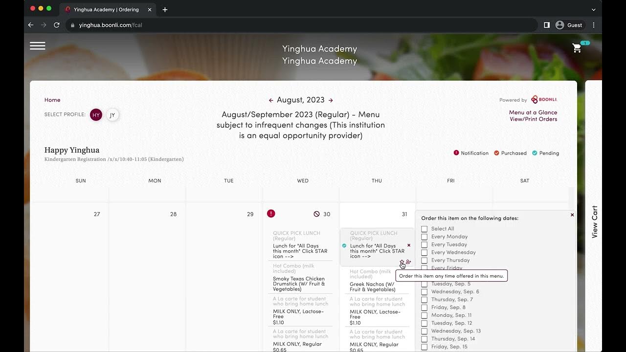 How to place a Boonli order YouTube