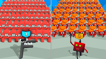 MAX LEVEL in MERGE ALPHABET VS NUMBERBLOCK LORD RUN! #5