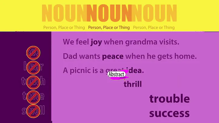 Abstract Nouns Song – Learn Grammar – Learning Upgrade App