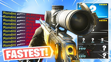 I made the FASTEST SNIPER RIFLE CLASS in Modern Warfare! (fast sniping setup)