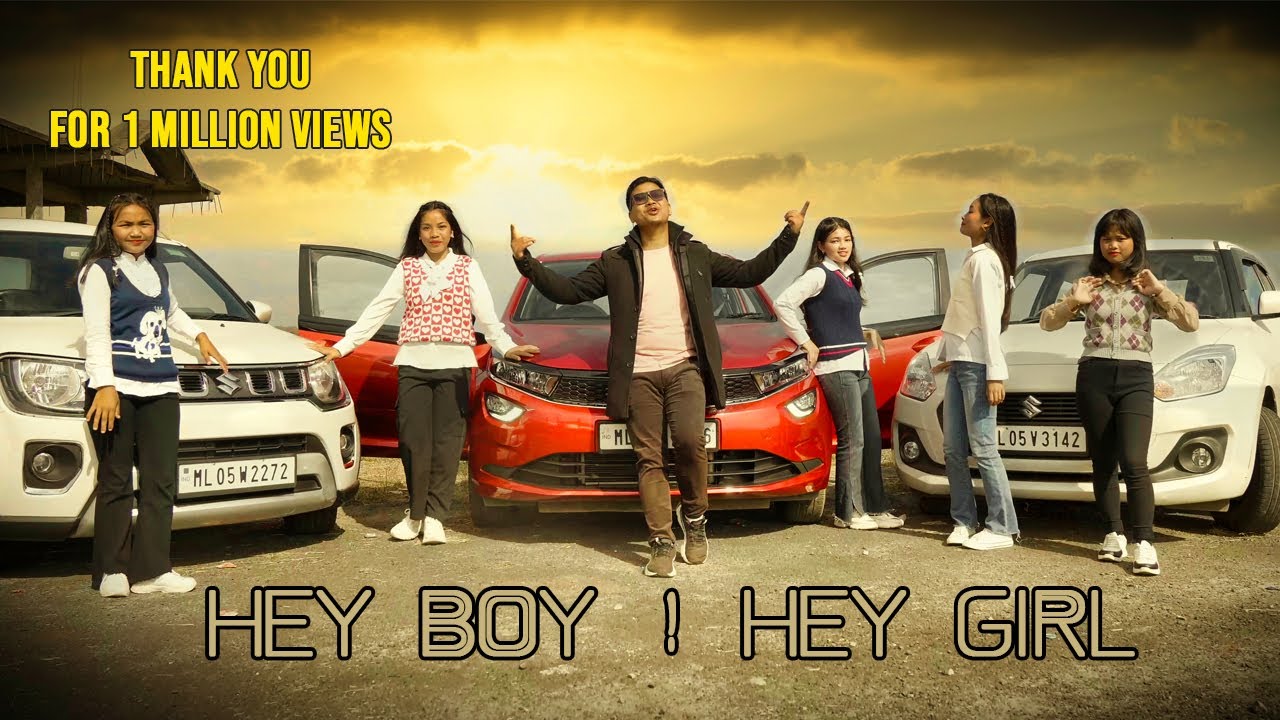 Hey Boy  Hey Girl  Khasi Song  Ricky Ft Naphi  Official Video   Pynursla Sohra Shillong India