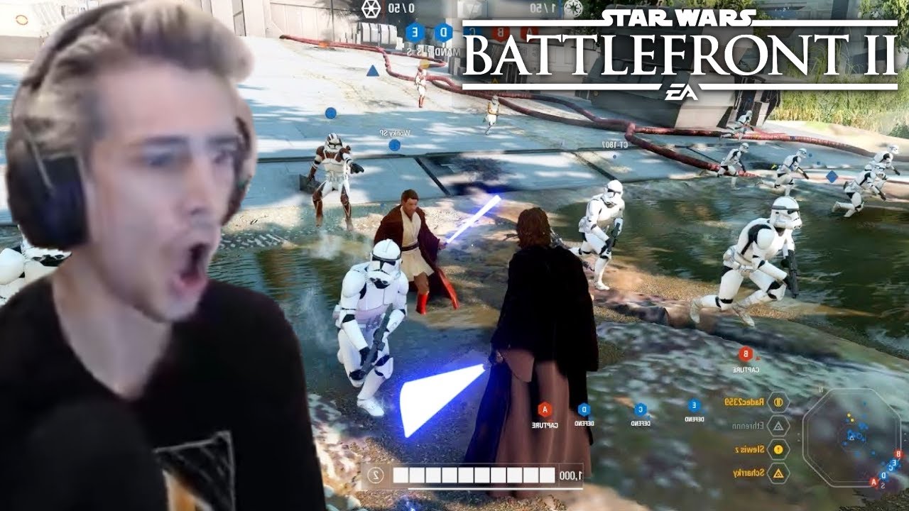 xQc Plays Star Wars Battlefront 2 (with chat)