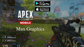 Using MAX GRAPHICS on IPAD (APEX LEGENDS MOBILE) Android/iOS gameplay
