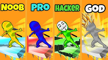 Noob VS Pro VS Hacker VS God In Freeze Rider - ll Levels Gameplay Android, iOS - Kids TV Channel