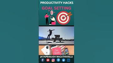 Productivity Hacks full video #goalsetting #reels #shorts #viral