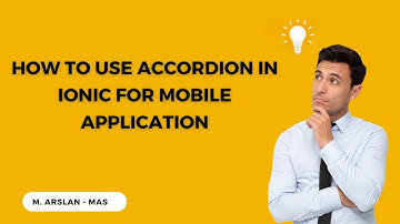 How to use Accordion in ionic for Mobile Application | Ionic App