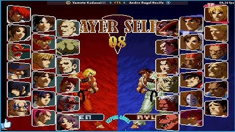 FT5 SNK vs  Capcom   SVC Chaos Super Plus Yamete Kudasai!!! VS Andre Rugal Recife