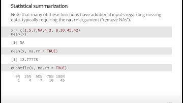 Data Summarization Lecture 1/10/2018