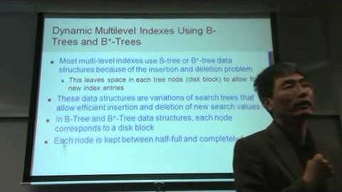 CH18 (Part3) : Indexing Structure For Files