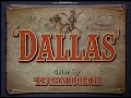 Dallas 1950 title sequence