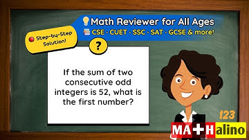 Crack the Code of Consecutive Odd Numbers!